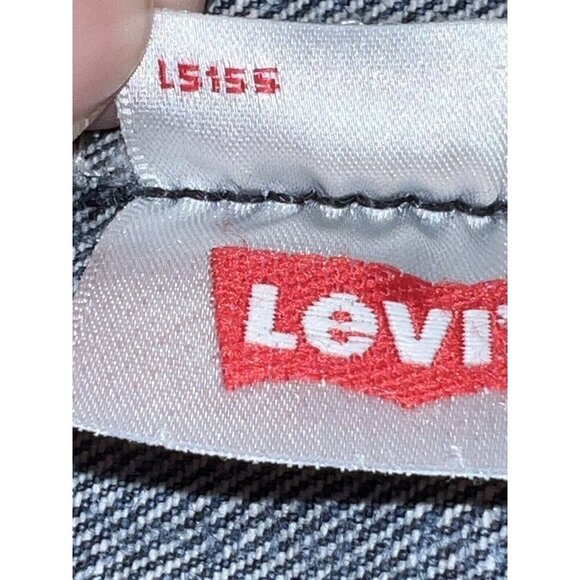 LEVIS 501 Button Fly Jeans Distressed L5155 S37303 STRAIGHT CUT W40 L27 - Picture 12 of 12